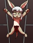  absurd_res anthro arms_tied blessed blood bodily_fluids bound brown_body brown_fur crying cute_expression e254e female fur gore guts hi_res intestines lagomorph legs_tied leporid made_in_abyss mammal nanachi nude rabbit snuff solo suffering tears torture young 