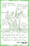  artist_name border canid canine comic dialogue dipstick_ears disney duo english_text feral feralized fox fur gideon_grey grass hi_res inner_ear_fluff male mammal monochrome multicolored_ears nick_wilde open_mouth outside paws prick_ears qalcove red_fox restricted_palette simple_background text tuft zootopia 