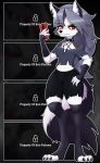  absurd_res anthro blurred_background canid canid_demon canine canis comic demon female hellhound helluva_boss hi_res loona_(vivzmind) mammal patreon solo vavacung wolf 