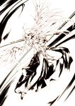  1girl angel_wings aselia_bluespirit boots eien_no_aselia eternity_sword_series gauntlets gloves highres hitomaru holding holding_sword holding_weapon scabbard sheath sword weapon wings 