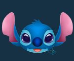  2020 6:5 alexahisakamura alien blue_body blue_eyes blue_fur blue_nose disney experiment_(lilo_and_stitch) eyebrows fur head_tuft hi_res lilo_and_stitch long_ears looking_at_viewer male male_(lore) notched_ear pink_inner_ear semi-anthro signature smile solo stitch_(lilo_and_stitch) tongue tongue_out tuft 