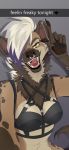  absurd_res anthro female hi_res hyaenid kaia mammal piercing punk solo spotted_hyena zoecinno 
