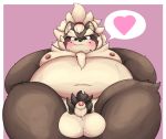  &lt;3 2020 anthro balls belly big_balls blush brown_body brown_fur canid canine fur genitals goemon_(tas) hi_res kemono kusosensei male mammal moobs nipples obese obese_anthro obese_male overweight overweight_anthro overweight_male penis raccoon_dog solo tanuki tokyo_afterschool_summoners video_games 