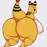  1:1 absurd_res ampharos anaglyph anthro big_breasts big_butt breasts butt capikeeta female hi_res nintendo pok&eacute;mon pok&eacute;mon_(species) solo stereogram video_games 
