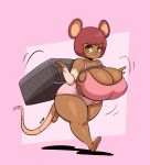  anthro barefoot big_breasts bottomwear breasts camera cleavage clothed clothing female hi_res hotpants huge_breasts joaoppereiraus looking_at_viewer mammal mouse murid murine rodent short_stack shorts solo thick_thighs 