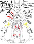  abdominal_bulge aged_up anal anal_penetration animaniacs anthro big_butt big_penis brother brothers butt duo erection genitals huge_penis hyper hyper_genitalia hyper_penis incest_(lore) inkblot male male/male male_penetrated male_penetrating male_penetrating_male mammal penetration penis sangelia sex sibling simple_background tongue wakko_warner warner_brothers yakko_warner 