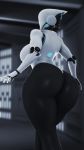  3d_(artwork) 9:16 adriandustred big_butt butt digital_media_(artwork) faceless female haydee haydee_(game) hi_res huge_butt machine not_furry rear_view robot solo video_games white_body 