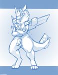  aircraft airplane_sona anthro bottomless clothed clothing crossed_arms danji-isthmus genitals hi_res living_aircraft living_machine living_vehicle machine male penis tagme thick_thighs transformation vehicle 