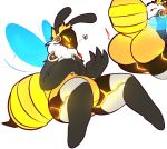 2d_animation 4_fingers alpha_channel ambiguous_gender animated anthro arthropod bee belly big_butt butt digital_media_(artwork) fingers fur hybrid hymenopteran insect lightningfire12 machine presenting presenting_hindquarters protogen rgbee short_playtime simple_background solo thick_thighs transparent_background wide_hips wings yellow_body yellow_fur 