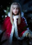  1boy blonde_hair blue_eyes canute fur_trim highres long_hair looking_at_viewer sebijy vinland_saga 