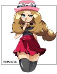  absurdres cosplay el_michi45 highres pokegear pokemon serena_(pokemon) serena_(pokemon)_(cosplay) waifu2x 