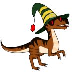  animated becoming_erect blush clothing dinosaur dromaeosaurid erection feral hat headgear headwear henry_(henryisraptor) henryisraptor humor low_res male reptile scalie short_playtime solo theropod velociraptor 