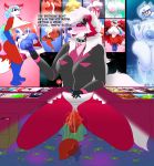  absol absurd_res anthro areola bds_charmeleon big_breasts blush bodily_fluids bottomless breasts clothed clothing collar cunnilingus digimon digimon_(species) ejaculation english_text female fenviingspaan87drago genital_fluids genitals guilmon hi_res holding_breast legendary_pok&eacute;mon lugia lycanroc midnight_lycanroc nintendo nipples nude oral pok&eacute;mon pok&eacute;mon_(species) pussy pussy_ejaculation pussy_juice sex spiked_collar spikes text vaginal video_games 
