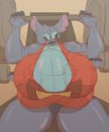  2020 4_arms 4_breasts 5_fingers absurd_res alien anthro anthrofied big_breasts black_eyes blue_body blue_fur blue_hair blue_nose breasts clothed clothing colored_sketch crossgender digital_drawing_(artwork) digital_media_(artwork) disney dumbbell exercise experiment_(lilo_and_stitch) female fingerless_(marking) fingers fur hair hi_res huge_breasts hyper hyper_breasts lilo_and_stitch looking_at_viewer mtf_crossgender multi_arm multi_breast multi_limb notched_ear simple_background solo stitch_(lilo_and_stitch) theobii thick_thighs weightlifting weights workout 