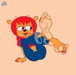  anthro barefoot bovid caprine colored_nails feet female hi_res lammy_lamb lazzylad mammal nails parappa_the_rapper sheep soles solo sony_corporation sony_interactive_entertainment toes um_jammer_lammy video_games 
