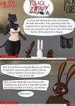  absurd_res albinefox anthro bandage big_breasts breasts cleavage clothed clothing comic disney english_text fan_character felid female flag george_floyd_protest group hi_res humor lagomorph leporid male mammal microphone news pantherine rabbit simple_background small_waist text thick_thighs wide_hips zootopia 
