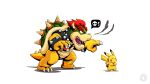  16:9 2018 ambiguous_gender anthro bowser claws crossed_arms crossover dipstick_ears duo hair hi_res horn koopa larger_male male mario_bros multicolored_ears mysticalpha nintendo open_mouth pictographics pikachu pok&eacute;ball pok&eacute;mon pok&eacute;mon_(species) red_eyes red_hair scalie shell simple_background size_difference smaller_ambiguous speech_bubble spikes standard_pok&eacute;ball teeth text tongue url video_games widescreen 