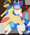  anal anal_penetration anthro ball duo feral furret fusion genitals hi_res knot male male/male male_penetrated male_penetrating male_penetrating_male nintendo penetration penis petro_(artist) pok&eacute;mon pok&eacute;mon_(species) pok&eacute;mon_fusion quilava slit video_games 
