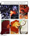  canid canine canis disney dragon dreamworks english_text equid equine felid hi_res horse how_to_train_your_dragon incineroar kissing lion male male/male mammal maximus meme misterstallion mufasa nintendo pantherine pok&eacute;mon pok&eacute;mon_(species) six_fanarts_challenge star_fox tangled_(disney) text the_lion_king toothless tug_(brother_bear) ursid video_games wolf wolf_o&#039;donnell 