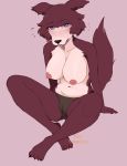  absurd_res ale_vananice anthro beastars bedroom_eyes bent_legs big_breasts blush breasts brown_body brown_fur camel_toe canid canine canis clothed clothing crossed_legs exposed_breasts female fur hi_res juno_(beastars) mammal multicolored_body multicolored_fur narrowed_eyes nipples open_mouth partially_clothed seductive simple_background sitting solo topless topless_female two_tone_body two_tone_fur underwear underwear_only wolf 