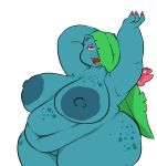  absurd_res anthro areola belly big_areola big_belly big_breasts big_butt big_nipples breasts butt deep_navel elemental_creature female flora_fauna freckles hi_res huge_breasts huge_butt hyper hyper_belly looking_at_viewer mature_female navel nintendo nipples open_mouth overweight overweight_anthro overweight_female plant plantedpot pok&eacute;mon pok&eacute;mon_(species) solo solo_focus stretching venusaur video_games 