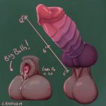  animal_genitalia anthro balls big_balls big_penis bodily_fluids canphem erection flaccid fully_sheathed genital_fluids genitals hi_res huge_balls huge_penis knot male penis penis_shot precum precum_drip ridged_penis scalie sheath solo thick_penis 