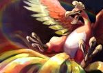  bird claws creature flying gen_2_pokemon ho-oh legendary_pokemon no_humans pokemon pokemon_(creature) solo third-party_source tyma_(mtymas) 
