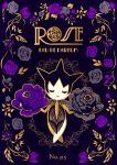  black_background character_name closed_eyes commentary_request creature crossed_legs ekm facing_viewer flower french_text full_body gen_3_pokemon highres no_humans number pokedex_number pokemon pokemon_(creature) rose roselia simple_background solo standing 