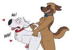  absurd_res anal anthro brian_griffin bullet_(paradise_pd) canid canine canis domestic_dog duo family_guy from_behind_position genitals german_shepherd herding_dog hi_res leash male male/male mammal pastoral_dog penis rotten_robbie sex text 