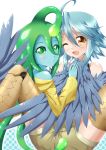  monster_girl monster_musume_no_iru_nichijou papi suu_(monster_musume) tagme wings 