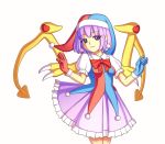  bottomwear breasts clothing covered_breasts female fool&#039;s_hat gloves hair handwear hat headgear headwear humanoid kirby_(series) marx neonway nintendo pom_poms purple_eyes purple_hair short_hair skirt solo video_games wings 