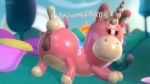  16:9 3d_(artwork) 4k absurd_res animate_inanimate anus balloon balloonicorn_(tf2) bunny_ears_(disambiguation) dialogue digital_media_(artwork) equid equine female feral genitals hi_res horn looking_back mammal narrowed_eyes owo_sfm pink_body pink_skin pussy pyroland round_body rubber solo source_filmmaker tan_body tan_skin team_fortress_2 unicorn valve video_games widescreen 