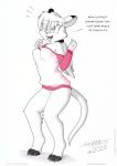  anthro bottomless breasts clothed clothing english_text fashion feet female genitals humor kangaroo macropod mammal marsupial mia_(tira_shanks) no_underwear nude paws pussy solo sweater sweatshirt text tirashanks_(artist) topwear wallaby 