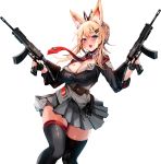  animal_ears gun painteen tagme thighhighs 