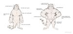  0rang3 2020 absurd_res anthro biped bulge clothing duo english_text eyes_closed felid hi_res male mammal muscular muscular_male pantherine pecs simple_background sketch text tiger underwear white_background 