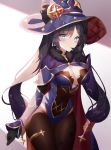  genshin_impact meoyo mona_(genshin_impact) tagme witch 