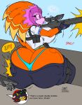  activision anthro big_butt bubble bubble_gum butt call_of_duty candy clothed clothing dessert duo echidna eulipotyphlan female food gum gun hedgehog hi_res huge_butt male male/female mammal monotreme pants_down partially_clothed ranged_weapon rifle shade_the_echidna shadow_the_hedgehog sniper_rifle sonic_chronicles:_the_dark_brotherhood sonic_the_hedgehog_(series) thong underwear video_games warzone weapon zhengfox 