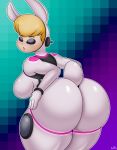  2020 absurd_res animal_humanoid big_breasts big_butt blonde_hair blush breasts buffy-sugo butt female hair hi_res huge_butt humanoid lagomorph lagomorph_humanoid leporid leporid_humanoid machine mammal mammal_humanoid rabbit_humanoid robot rocket_league solo xmetalhusky 