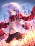  angel_beats! goto-p seifuku skirt_lift tenshi 