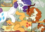  applejack_(mlp) asian_mythology autumn_blaze_(mlp) blush bodily_fluids chinese_mythology cum cum_in_mouth cum_inside cum_string dialogue east_asian_mythology english_text equid equine fellatio feral friendship_is_magic genital_fluids group group_sex hasbro hi_res horn internal kirin mackstack mammal my_little_pony mythology neck_bulge oral penile rarity_(mlp) sex text threesome throat_swabbing unicorn 