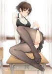  kinhasu niijima_makoto pantyhose persona_5 pussy uncensored 