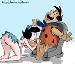  betty_rubble fred_flintstone hanna_barbera tagme the_flintstones 