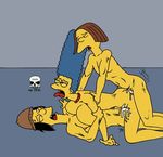  dolph_starbeam jimbo_jones marge_simpson the_fear the_simpsons 