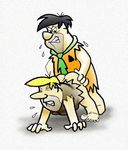  barney_rubble fred_flintstone hanna_barbera tagme the_flintstones 