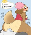  2020 animal_crossing anthro anthro_focus anthro_on_anthro anthro_penetrated anthro_penetrating anthro_penetrating_anthro beanie big_butt big_penis black_eyes black_nose blush bodily_fluids bottomless breasts breath brown_body brown_fur butt canid canine canis clothed clothed/nude clothed_female_nude_male clothing domestic_dog dress duo erection faceless_male female female_focus female_on_top female_penetrated fur genitals grey_body grey_fur half-closed_eyes hat headgear headwear hi_res interspecies lagomorph leporid looking_back looking_down maddie_(animal_crossing) male male/female male_on_bottom male_penetrating male_penetrating_female mammal motion_lines mr_rottson narrowed_eyes nintendo nude on_bottom on_top onomatopoeia open_mouth panting penetration penis pink_clothing pink_hat pink_headwear power_bottom rabbit red_clothing red_dress red_topwear reverse_cowgirl_position rotto_(mrrottson) sex side_boob smile solo_focus sound_effects sweat tailwag tan_body tan_fur text thick_thighs topwear vaginal vaginal_penetration video_games white_body white_fur white_penis 