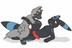  3:2 anal anal_penetration animated balls candyumbry duo eeveelution feral feral_on_feral genitals long_tail male male/male male_penetrated male_penetrating male_penetrating_male nintendo penetration penis pok&eacute;mon pok&eacute;mon_(species) poochyena sex short_playtime umbreon video_games 