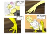  anthro avian bird birth chicken comic_sans dagney duo egg english_text female galliform gallus_(genus) gender_confusion gender_transformation gynomorph hi_res human humanoid intersex intersex/intersex male mammal mtf_transformation oviposition phasianid text transformation widescreen 