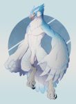  anthro avian balls beak bird bird_feet blue_body blue_feathers essence_of_rapture fan_character feathers flaccid genitals hi_res humanoid__penis male nintendo nude open_mouth penis rito solo talons the_legend_of_zelda video_games white_body white_feathers winged_arms wings 