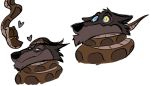  &lt;3 2020 akela canid canine canis coiling disney duo edtertainerd feral feral_on_feral hi_res hypnosis jungle_book kaa_(jungle_book) male male/male mammal mind_control reptile ringed_eyes scalie simple_background smile snake squeezing white_background wolf yellow_sclera 