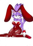  2015 anthro big_breasts blaze_the_cat breasts bunny_costume cleavage clothed clothing costume digital_media_(artwork) domestic_cat fake_ears fake_rabbit_ears felid feline felis female mammal skimpy solo sonic_the_hedgehog_(series) superbunnygt 